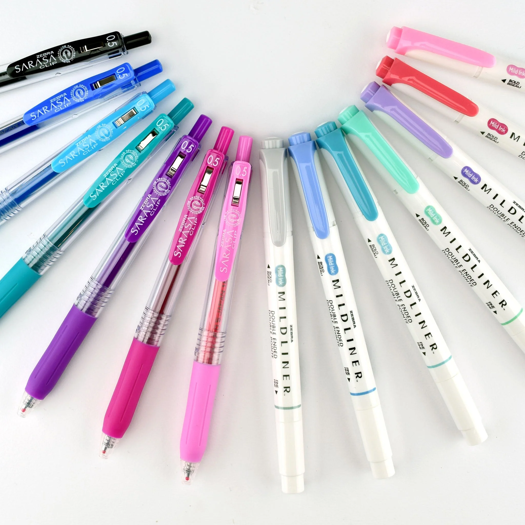 Journaling Set MILDLINER Highlighter & SARASA Clip Assorted 14Pk - Image 3